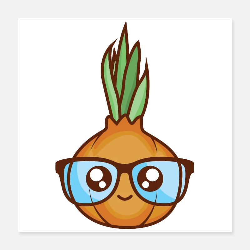 Sly onion Poster 16" x 16" (40x40 cm)