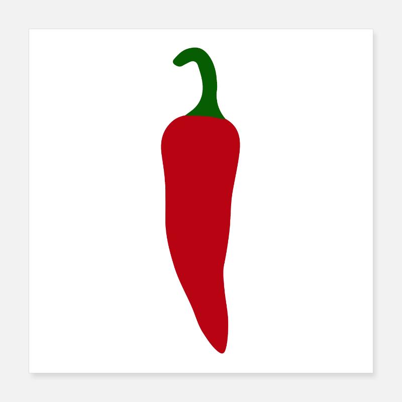 piment Poster 40 x 40 cm