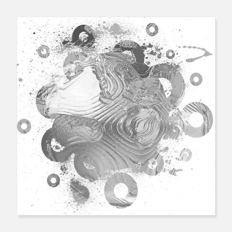 Abstract 7 Poster 16" x 16" (40x40 cm)