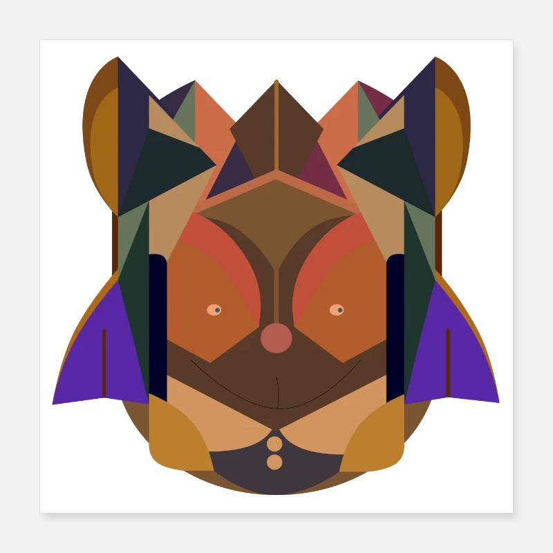 Styled Creature Poster 16" x 16" (40x40 cm)