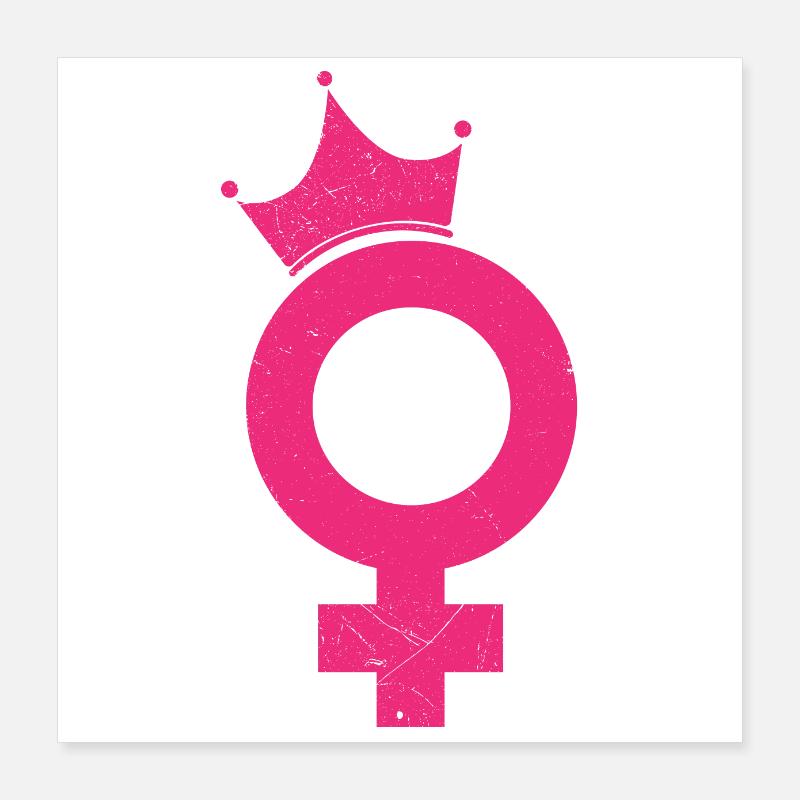 Feminist in training Funny gift idea Poster 16" x 16" (40x40 cm)