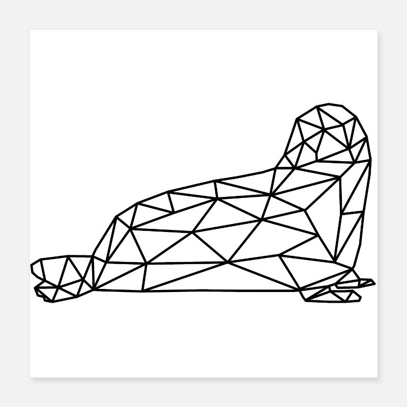 seal Poster 16" x 16" (40x40 cm)