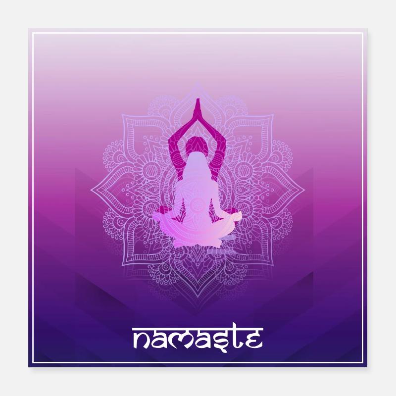 Yoga Mandala POSTER Poster 40x40 cm