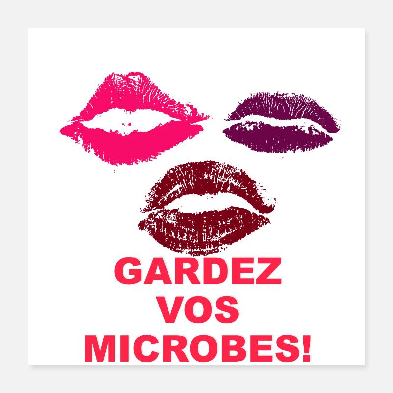 microbe Poster 40 x 40 cm