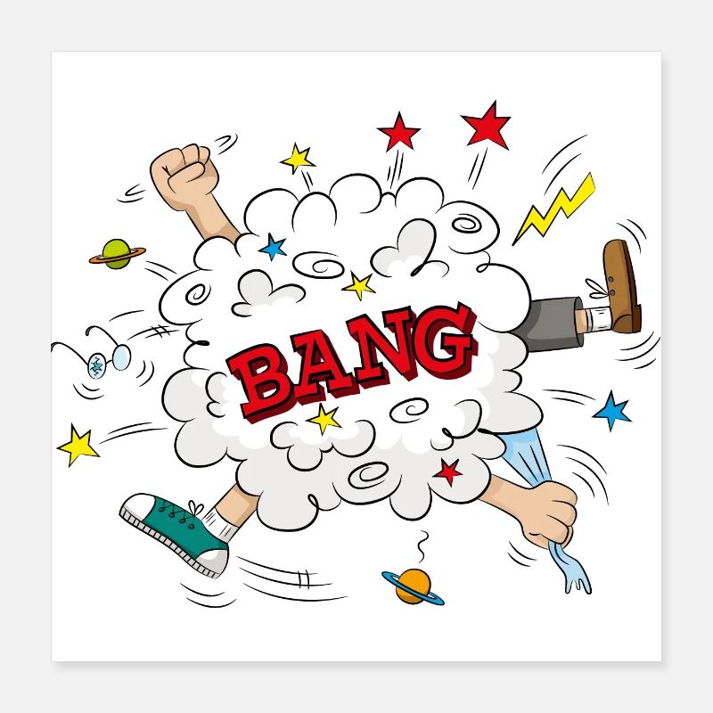 BANG! Poster 40x40 cm