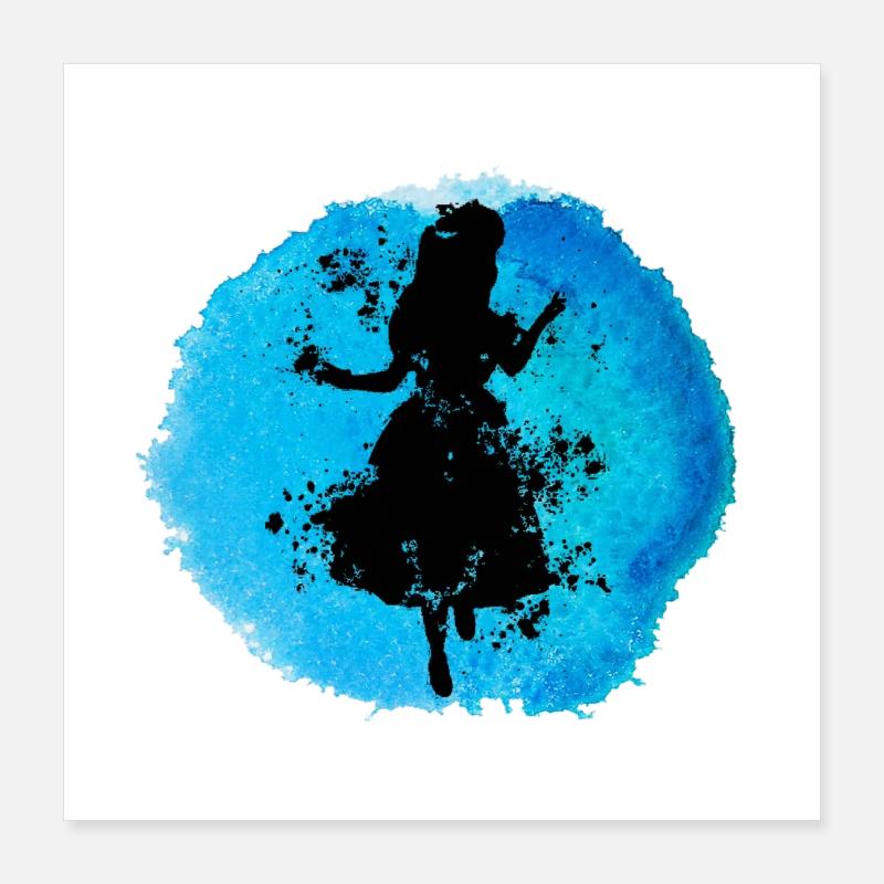 Alice in Underground Poster 16" x 16" (40x40 cm)