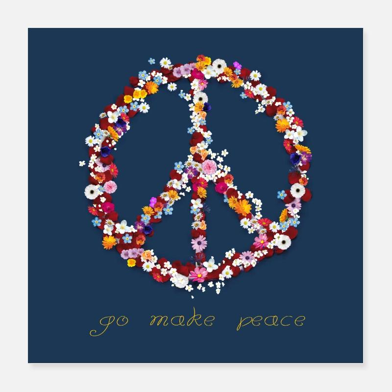 Peace Poster 16" x 16" (40x40 cm)