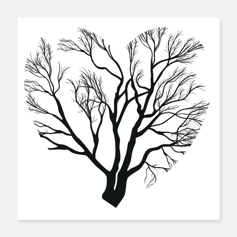 cœur Poster 40 x 40 cm