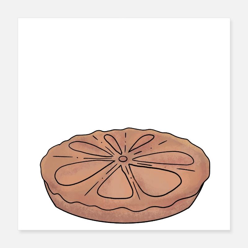 Dean's Pie Poster 16" x 16" (40x40 cm)