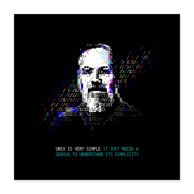 Tech Heroes – Ritchie - Poster 16" x 16" (40x40 cm)