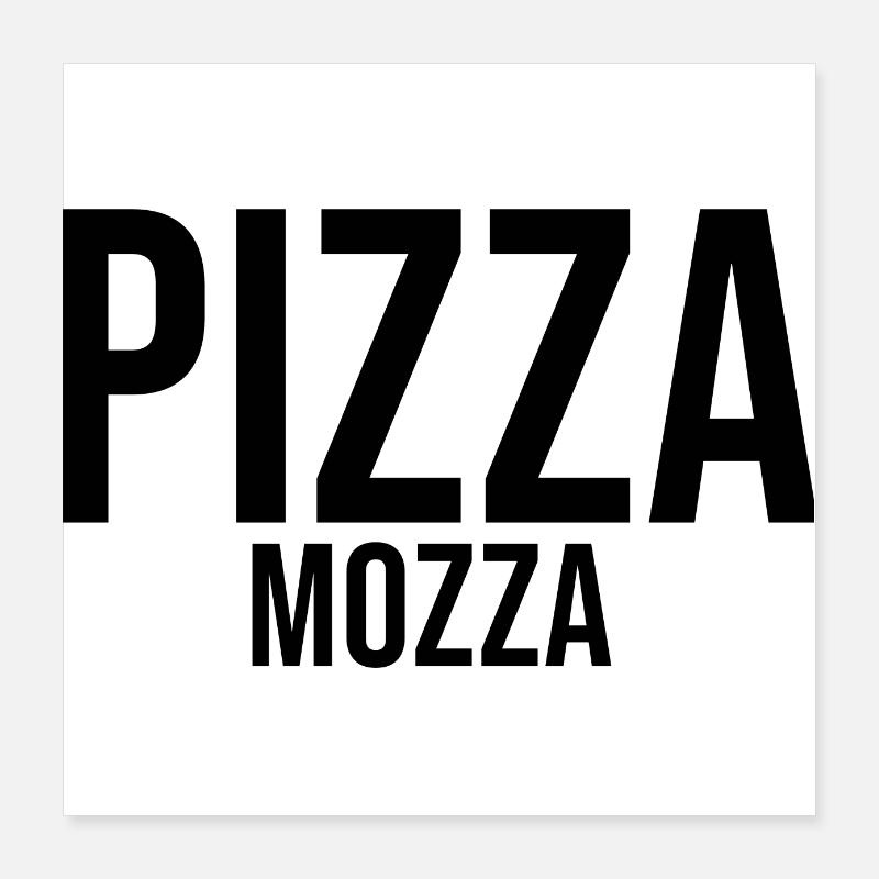 Pizza Cibo Italiano Poster 40x40 cm