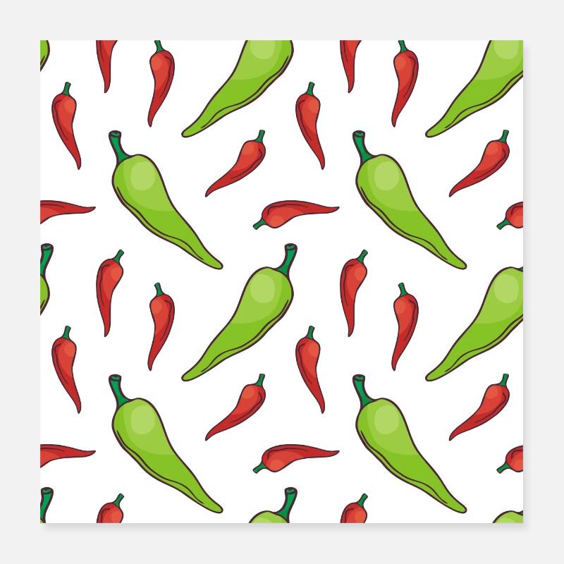 Garten hals gamasche cayenne pfeffer garten hals Poster 40x40 cm