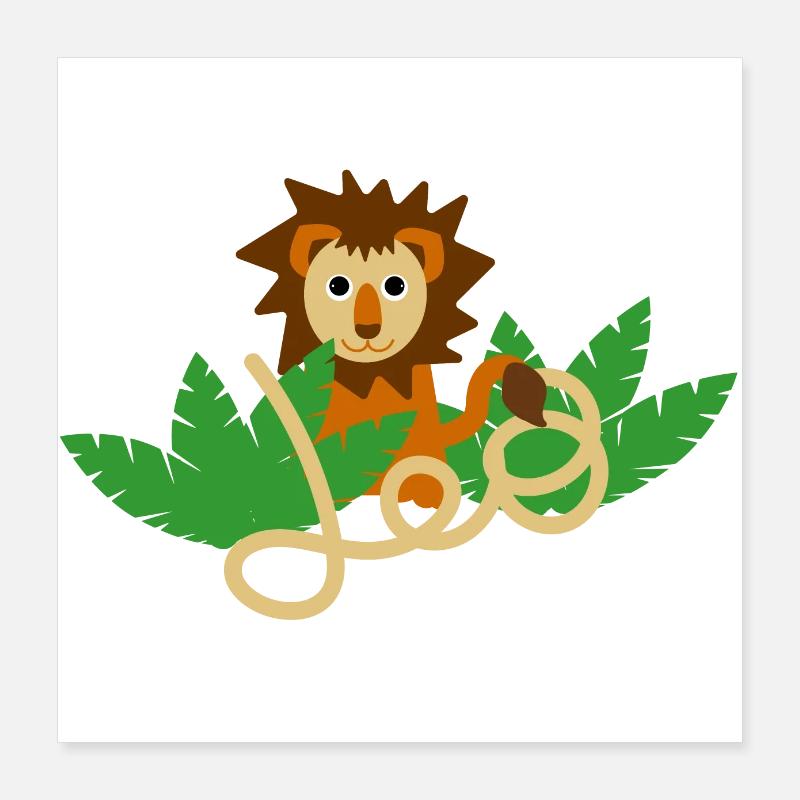 Leo Poster 40 x 40 cm