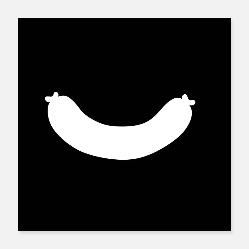 Wurst Poster 40x40 cm