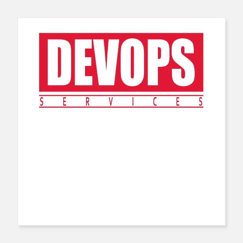 Devops merveilleux Poster 40 x 40 cm