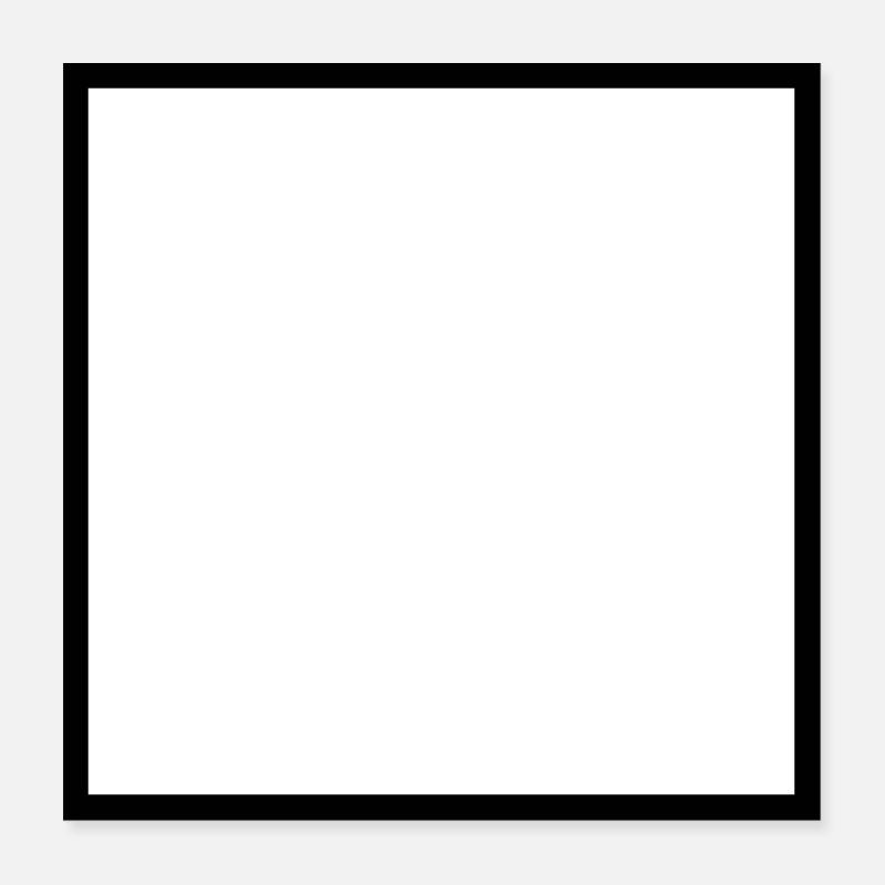 The Square! Ein minimalistisches, trendy Design Poster 40x40 cm