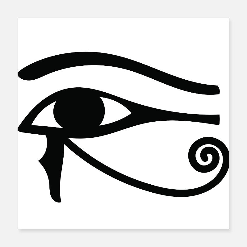 l'Oeil D'Horus Poster 40 x 40 cm