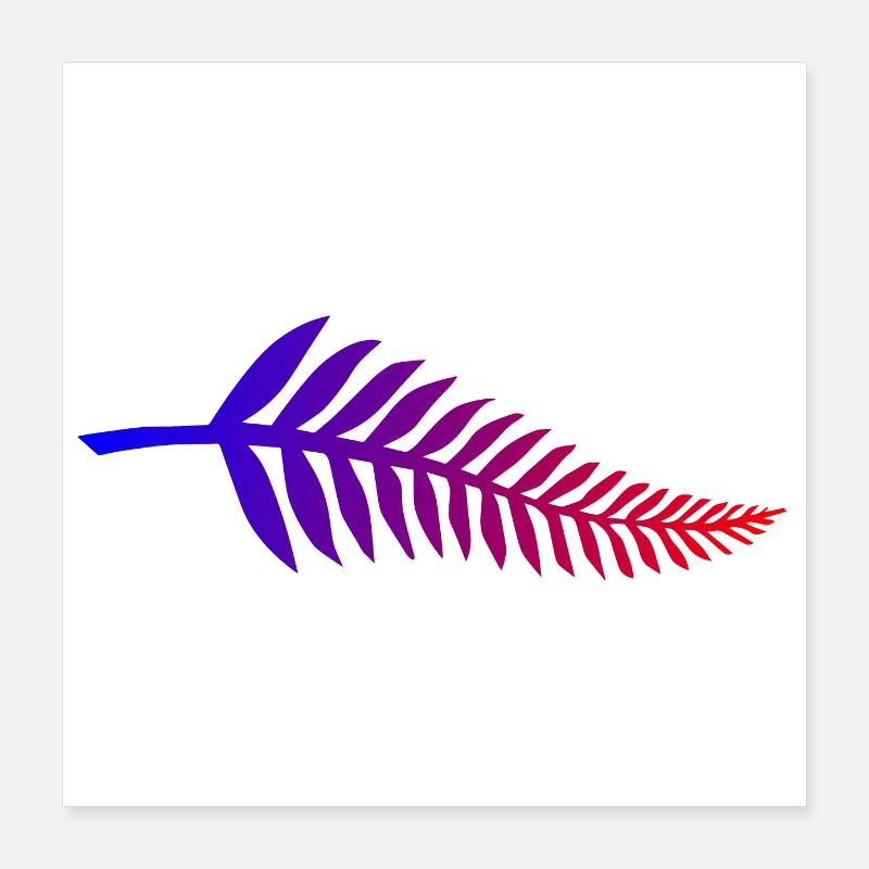New Zealand is calling and I Must Go Geschenkidee Poster 40x40 cm