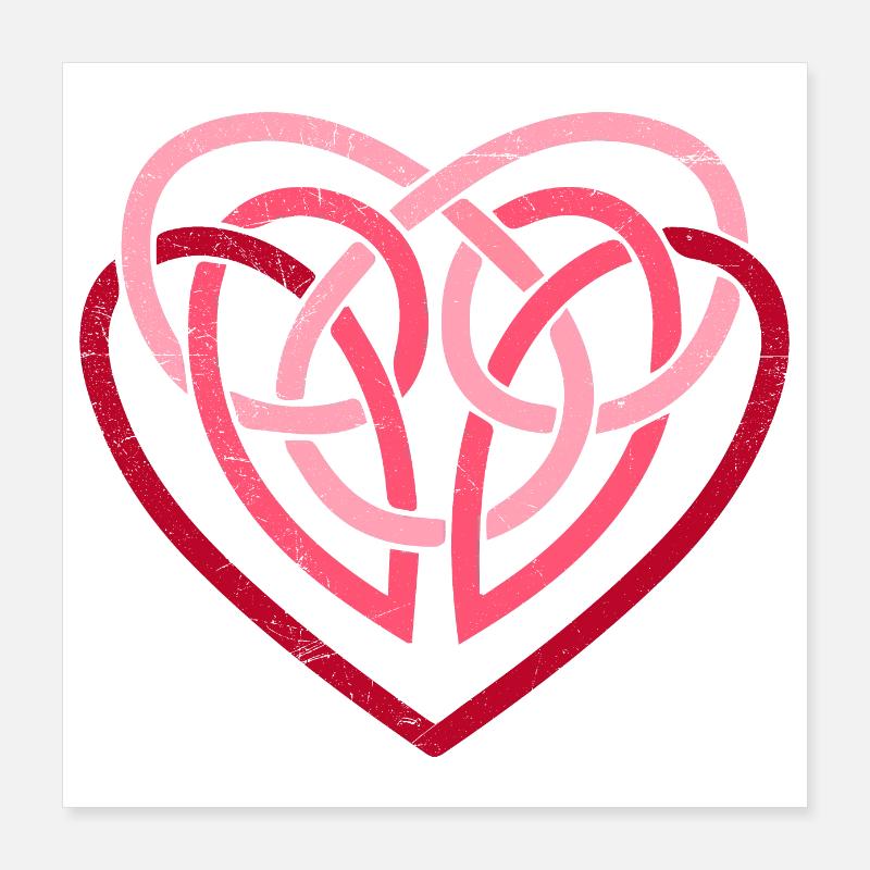 Celtic symbols Celtic maternity knot Poster 16" x 16" (40x40 cm)