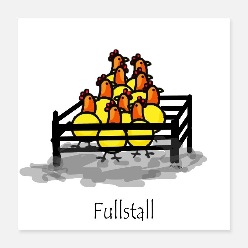 Paraglider Paragliding Chicken acro Poster 16" x 16" (40x40 cm)