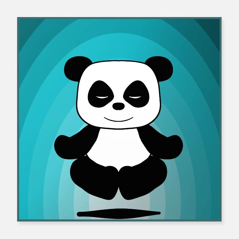 panda Poster 16" x 16" (40x40 cm)