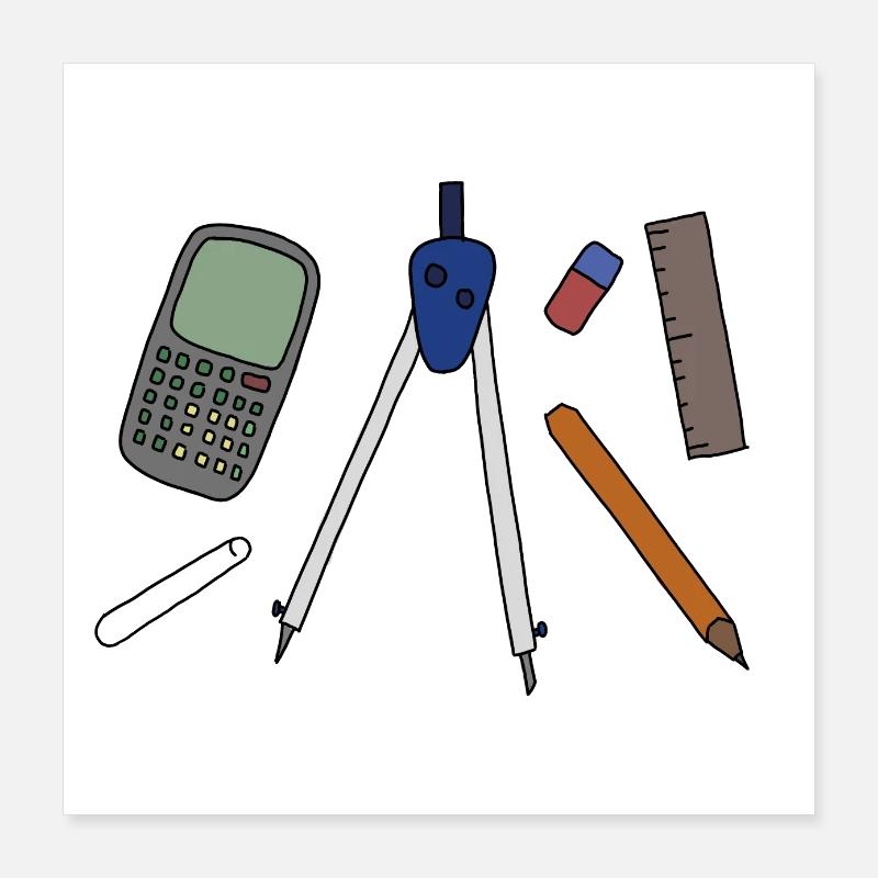 mathematics Poster 16" x 16" (40x40 cm)