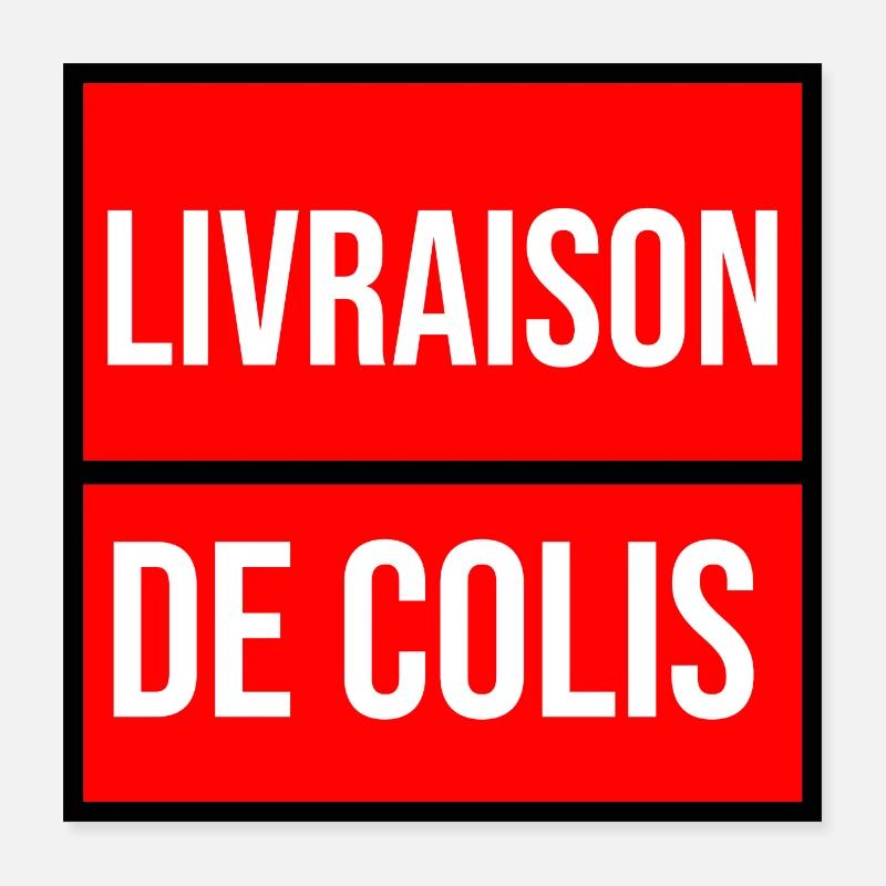 Postversand Poster 40x40 cm