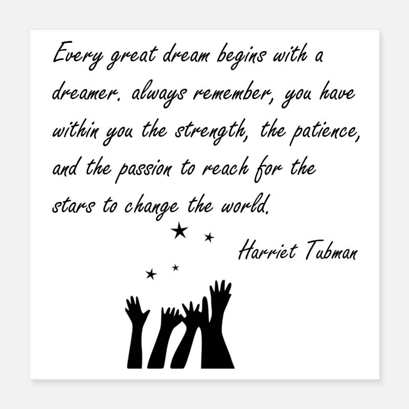 Every Great Dream Poster 40x40 cm