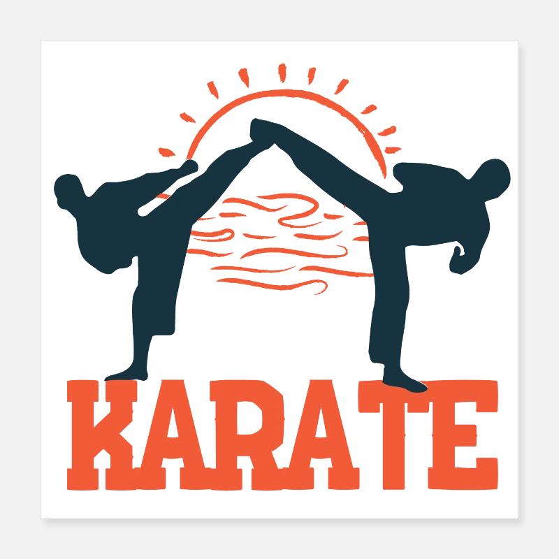 Karate-Do Poster 16" x 16" (40x40 cm)