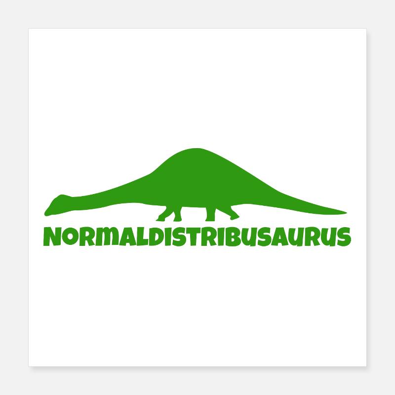 Math Symbole Dinosaurus Dinosaurus Poison Poster 40 x 40 cm