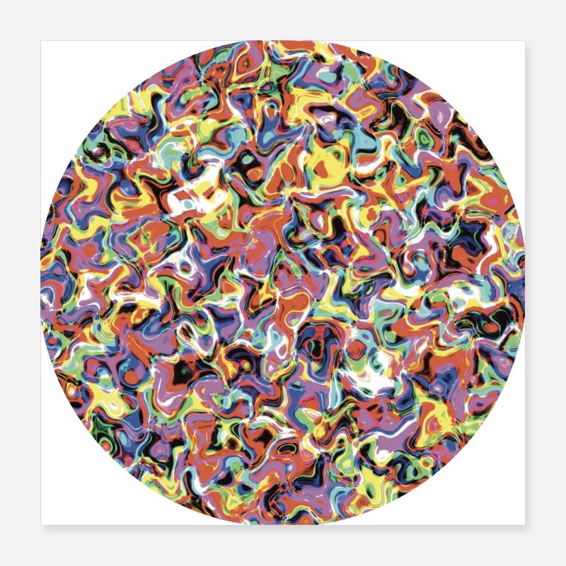 Nudelsuppe Poster 40x40 cm