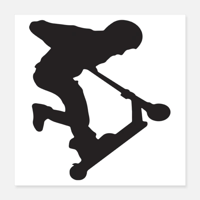 Trick scooter Poster 40x40 cm
