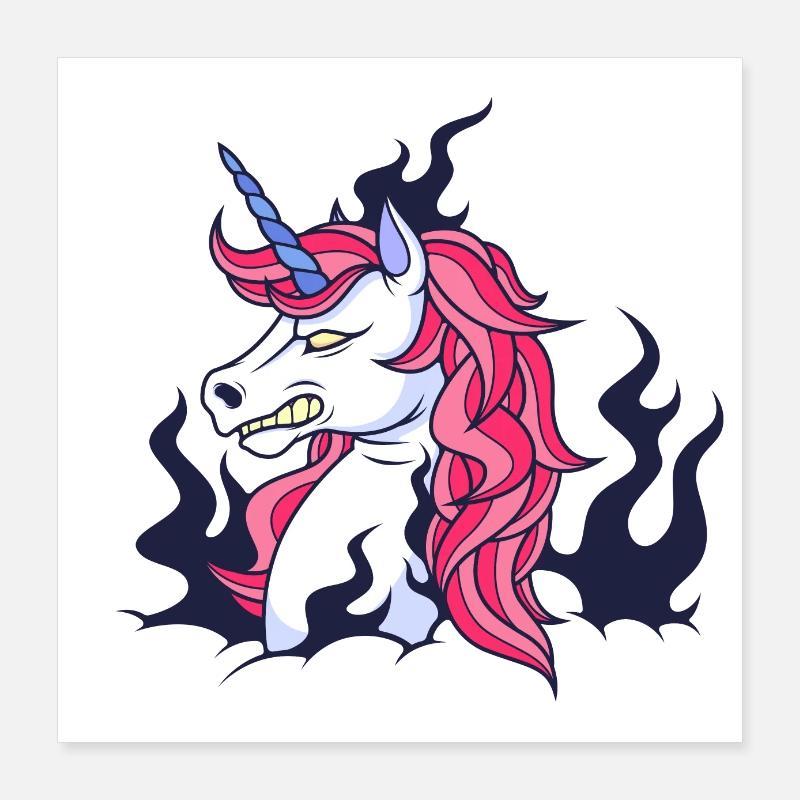 Unicorn Poster 16" x 16" (40x40 cm)