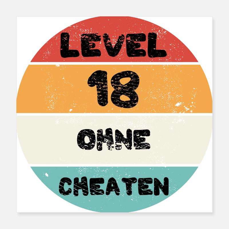 compleanno Poster 40x40 cm