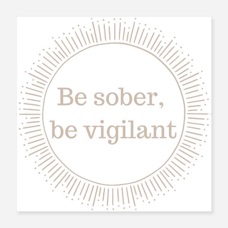 sich selbst Poster 40x40 cm