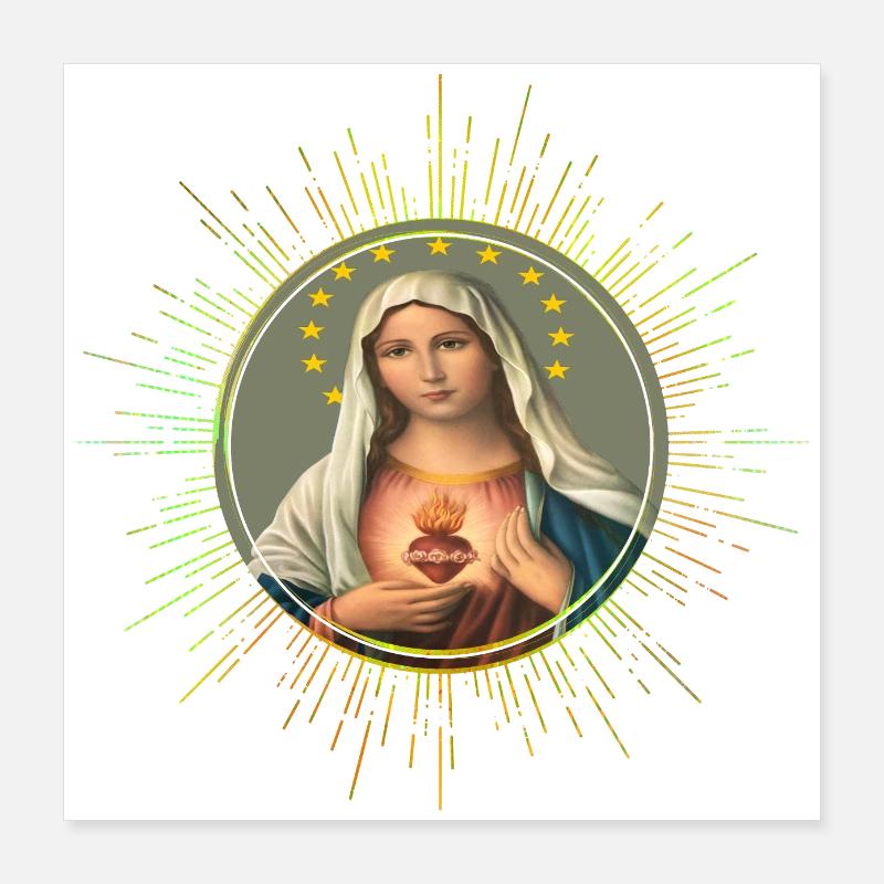 Maria Madonna Poster 16" x 16" (40x40 cm)