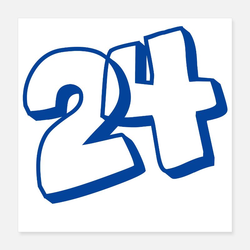 24th anniversary Poster 16" x 16" (40x40 cm)