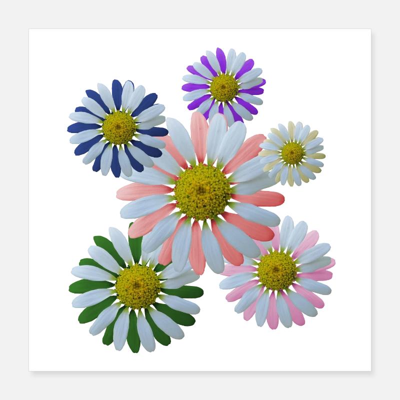 Fleur, Fleur, Fleurs, Fleur, Floral Poster 40 x 40 cm