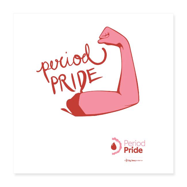 Square Period Pride Poster