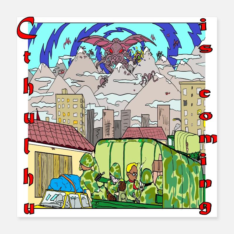 cthulhu Poster 40 x 40 cm