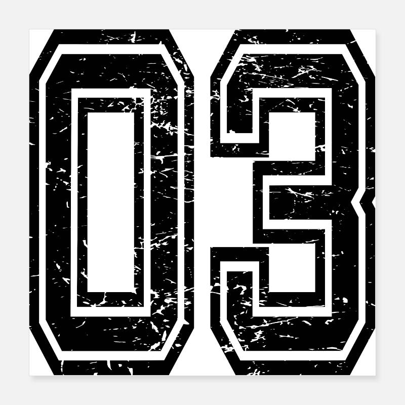 03 Afyon utilisé look noir Poster 40 x 40 cm