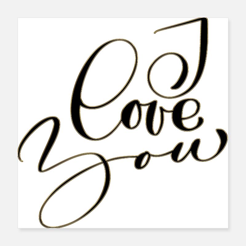 Saint-Valentin-Saint-Valentin Poster 40 x 40 cm