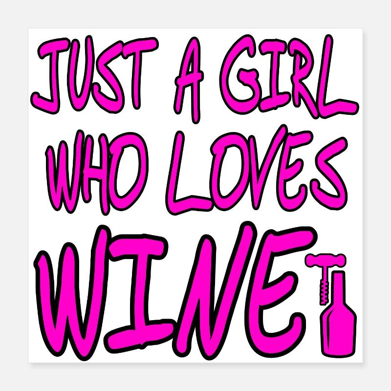 Wine Poster 16" x 16" (40x40 cm)