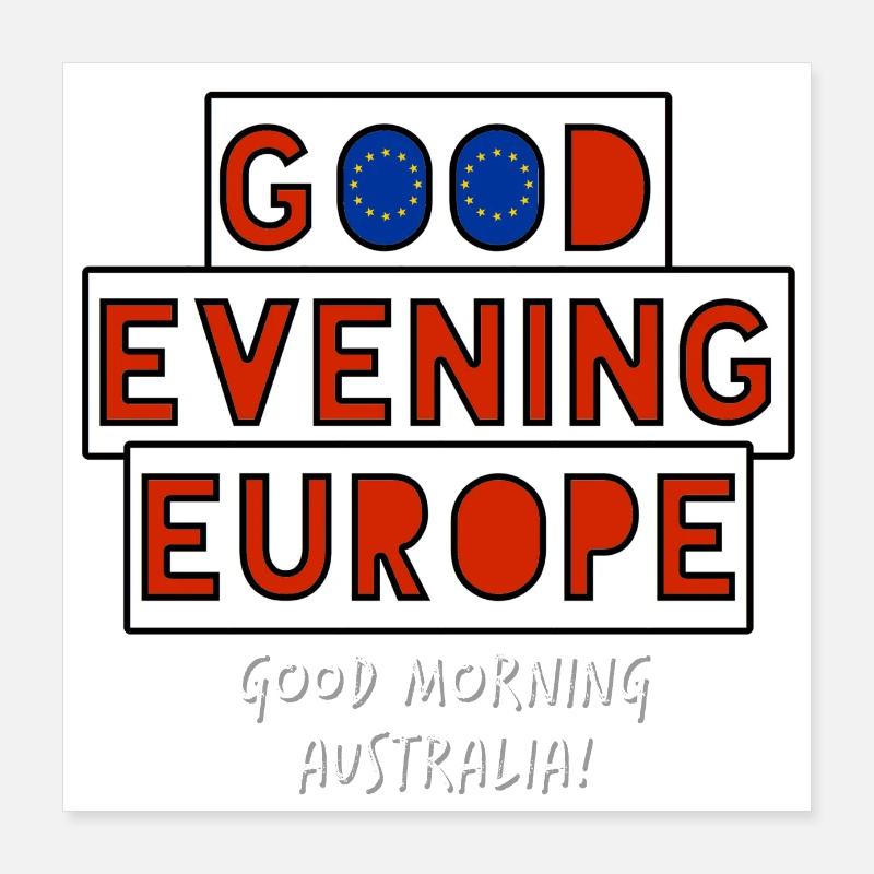 Concours Eurovision de la chanson Poster 40 x 40 cm