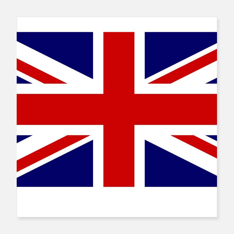 Royaume-Uni Poster 40 x 40 cm