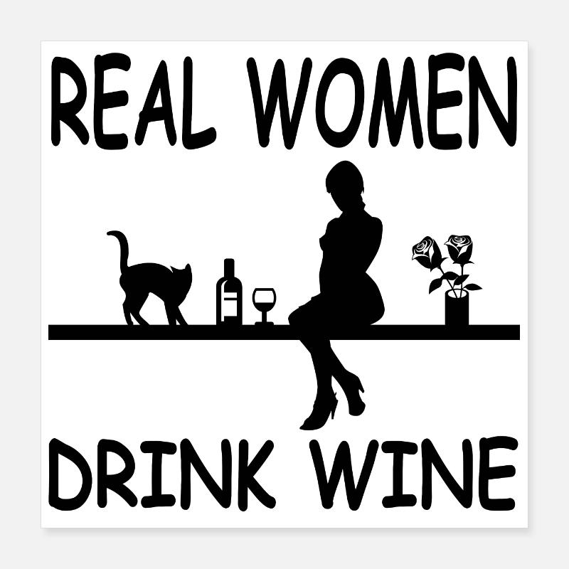 Wein Poster 40x40 cm