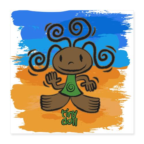 tiny doll - Poster 40 x 40 cm
