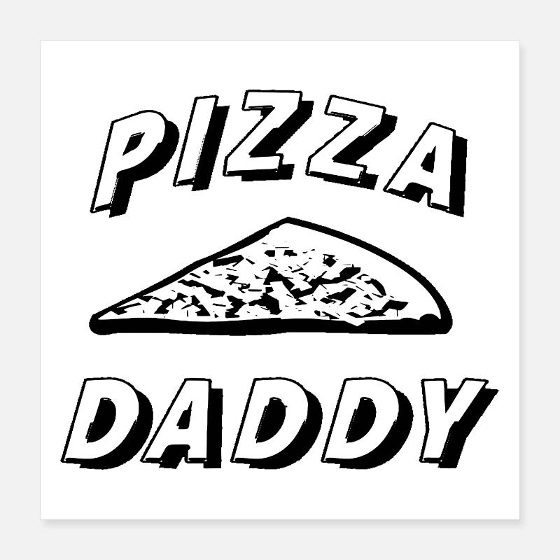 Pizza Poster 40x40 cm