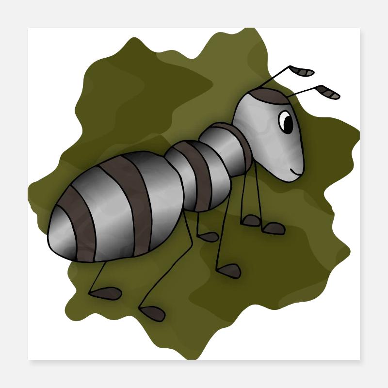 Ant Poster 16" x 16" (40x40 cm)