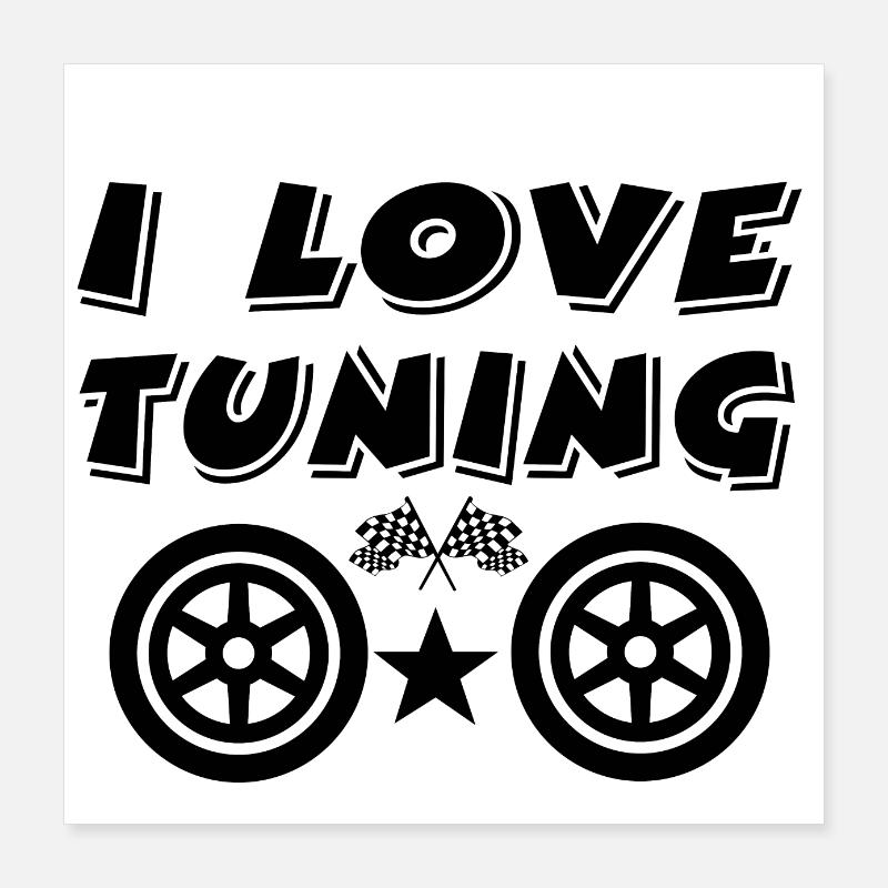 Réglage Poster 40 x 40 cm